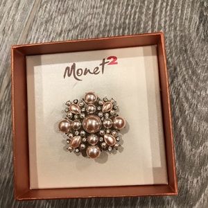 Vintage Monet Brooch , pin for suits/blazers